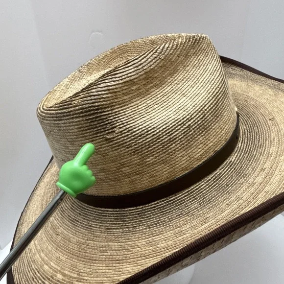 Resistol Duck Commander Straw Cowboy Hat S Genuine Mexican Palm Western USA Made - Picture 9 of 16